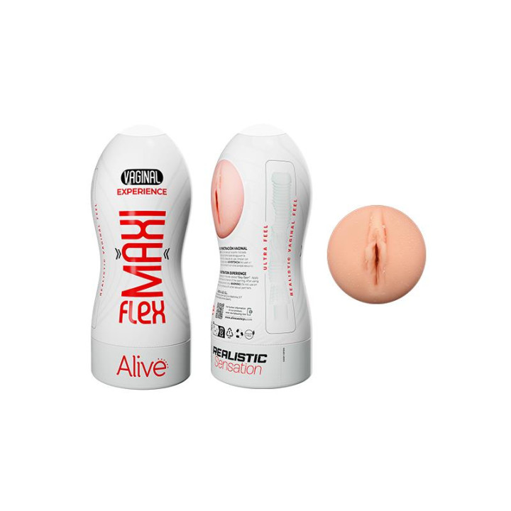 Vaginal Maxi Flesh Masturbador Talla L de Alive | VibraZon