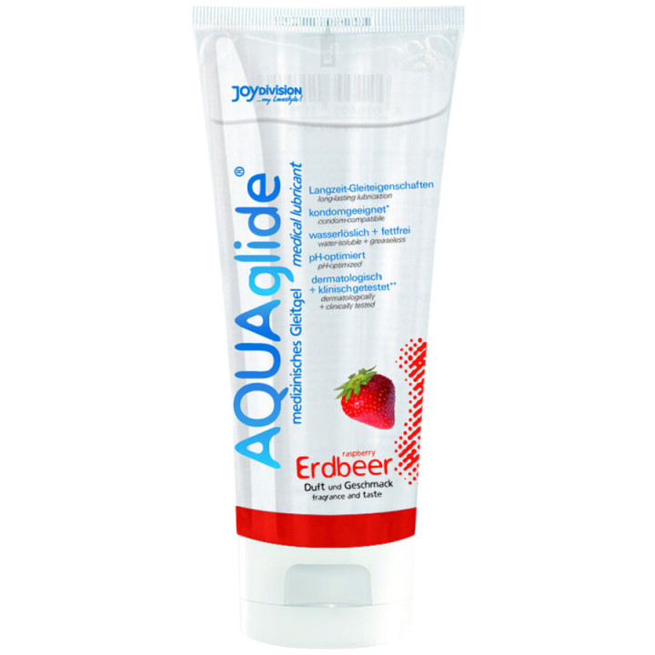 JOYDIVISION AQUAGLIDE - LUBRICANTE SABOR FRESA 100 ML | VibraZon