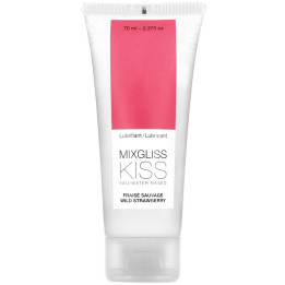 MIXGLISS - LUBRICANTE BASE AGUA SABOR A FRESA 70 ML | VibraZon