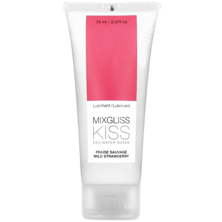 MIXGLISS - LUBRICANTE BASE AGUA SABOR A FRESA 70 ML | VibraZon