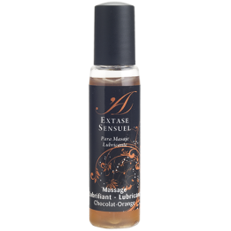 EXTASE SENSUAL - LUBRICANTE CHOCOLATE & NARANJA VIAJE 35 ML | VibraZon