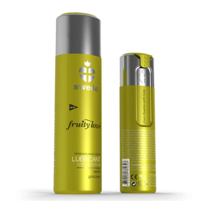 SWEDE - FRUITY LOVE LUBRICANTE MANZANA GOLDEN Y VAINILLA 100 ML