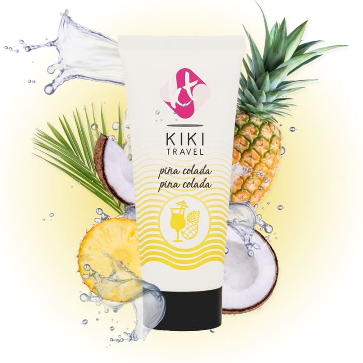 KIKÍ TRAVEL - LUBRICANTE SABOR A PIÑA COLADA 50 ML | VibraZon