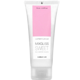 MIXGLISS - LUBRICANTE BASE AGUA SABOR A CHICLE 70 ML | VibraZon