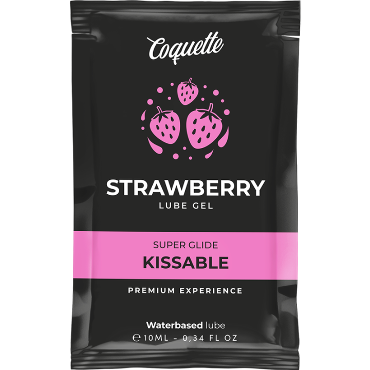 COQUETTE CHIC DESIRE - POCKET LUBRICANTE KISSABLE BASE AGUA FRESA 10 ML | VibraZon