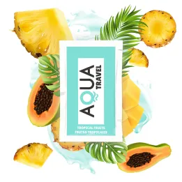 AGUA TRAVEL - LUBRICANTE BASE AGUA SABOR FRUTAS TROPICALES 6 ML