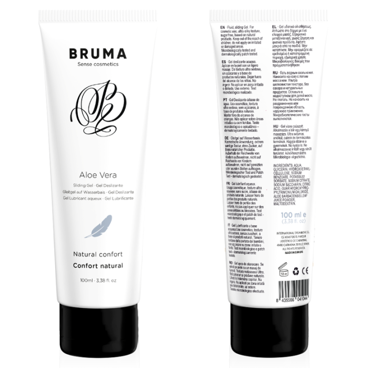 BRUMA - GEL DESLIZANTE CON ALOE VERA CONFORT NATURAL 100 ML | VibraZon