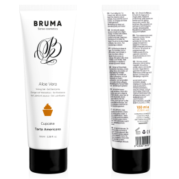BRUMA - GEL DESLIZANTE CON ALOE VERA SABOR A TARTA AMERICANA 100 ML | VibraZon
