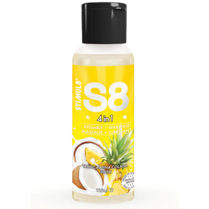 STIMUL8 - S8 4 EN 1 LUBRICANTE POSTRE PIÑA COLADA 125 ML | VibraZon