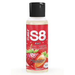 STIMUL8 - S8 4 EN 1 LUBRICANTE POSTRE FRESA 125 ML | VibraZon