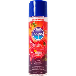 SKINS - FRUITY LUBRICANTE BASE DE AGUA MANGO & FRUTA PASIÓN 130 ML | VibraZon