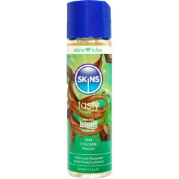 SKINS - TASTY LUBRICANTE BASE DE AGUA MENTA & CHOCOLATE 130 ML | VibraZon