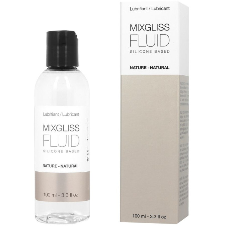 MIXGLISS - LUBRICANTE BASE SILICONA NATURAL 100ML | VibraZon