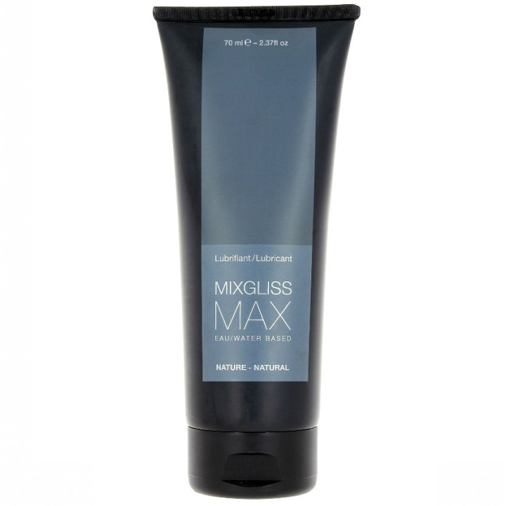 MIXGLISS - MAX LUBRICANTE ANAL BASE AGUA NATURAL 70 ML | VibraZon