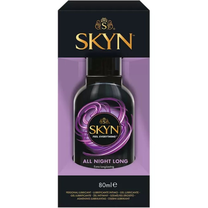 SKYN - LUBRICANTE ALL NIGHT LONG BASE DE SILICONA 80 ML | VibraZon