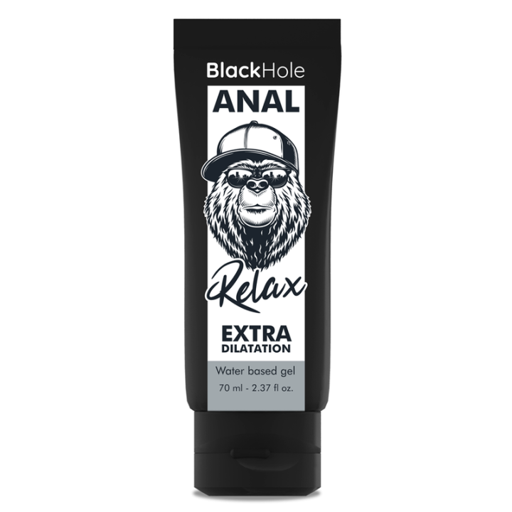 NEGRO HOLE - GEL BASE AGUA DILATACIÓN ANAL 70 ML | VibraZon
