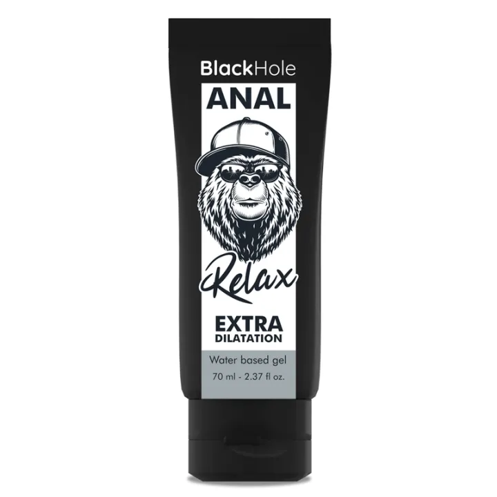 NEGRO HOLE - GEL BASE AGUA DILATACIÓN ANAL 70 ML