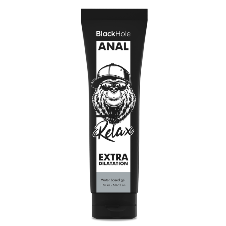 NEGRO HOLE - GEL BASE AGUA DILATACIÓN ANAL 150 ML | VibraZon