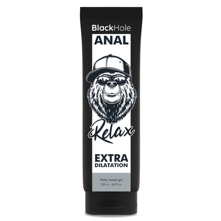 NEGRO HOLE - GEL BASE AGUA DILATACIÓN ANAL 250 ML | VibraZon