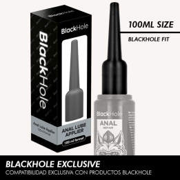 NEGRO HOLE - APLICADOR DE LUBRICANTE ANAL TALLA L 100 ML | VibraZon