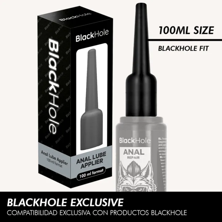 NEGRO HOLE - APLICADOR DE LUBRICANTE ANAL TALLA L 100 ML