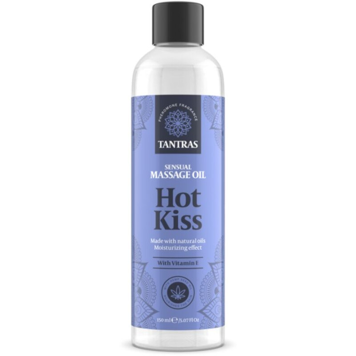 INTIMATELINE - TANTRAS LOVE OIL HOT KISS ACEITE MASAJE 150 ML | VibraZon