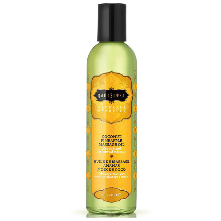 KAMASUTRA - NATURALS ACEITE DE MASAJE PIÑA COLADA 236ML | VibraZon