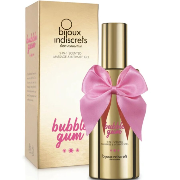 BIJOUX - BUBBLE GUM GEL DE MASAJE ÍNTIMO PERFUMADO 100 ML | VibraZon