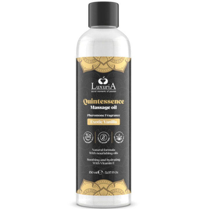 INTIMATELINE LUXURIA - ACEITE DE MASAJES VAINILLA EXÓTICA 150 ML | VibraZon