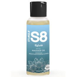 STIMUL8 - S8 REFRESH ACEITE DE MASAJE ALGODÓN 125 ML | VibraZon
