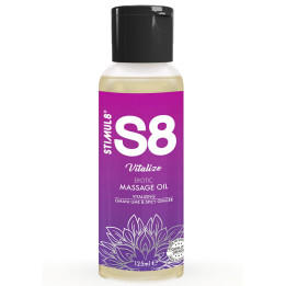 STIMUL8 - S8 VITALIZE ACEITE DE MASAJE LIMA 125 ML | VibraZon