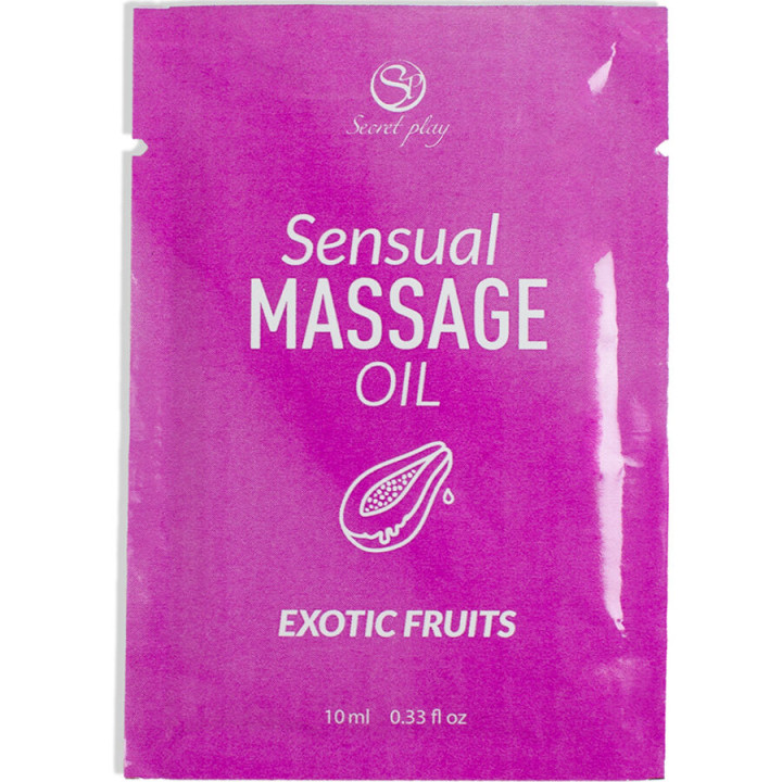 SECRETPLAY - MONODOSIS ACEITE DE MASAJE FRUTAS EXÓTICAS 10 ML | VibraZon