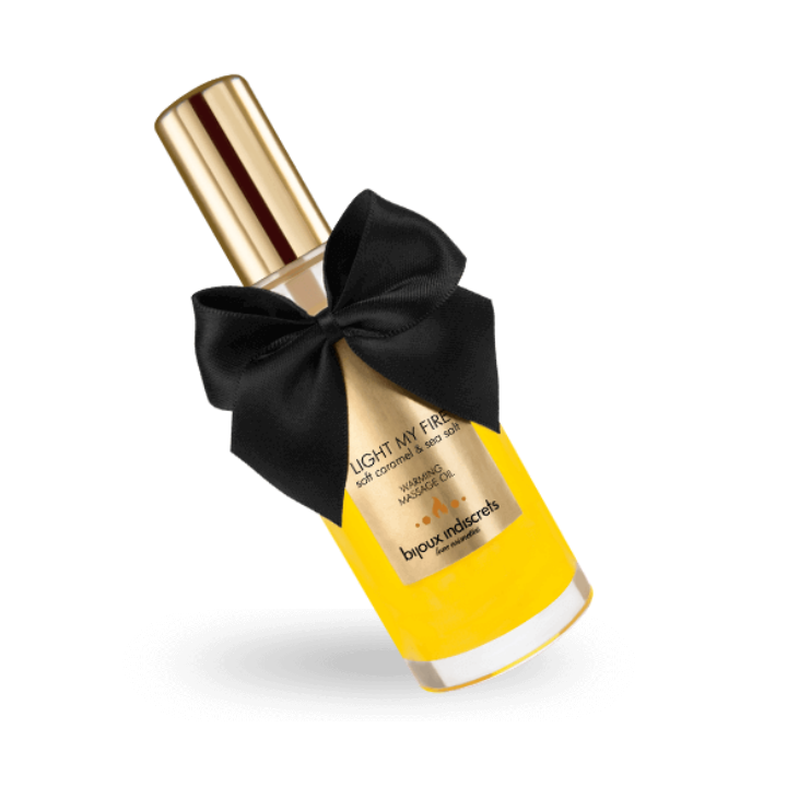 BIJOUX - ACEITE MASAJE EFECTO CALOR AROMA CARAMELO | VibraZon