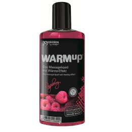 JOYDIVISION WARMUP - ACEITE DE MASAJE EFECTO CALOR FRAMBUESA 150ML | VibraZon