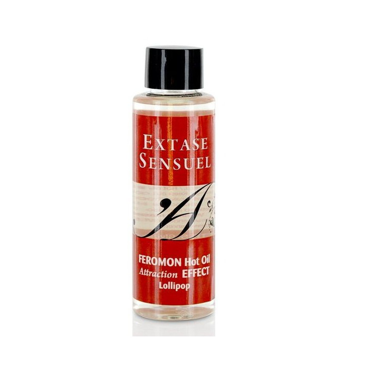 EXTASE SENSUAL - ACEITE MASAJE EFECTO CALOR CON FEROMONAS PIRULET 100 ML | VibraZon