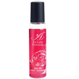 EXTASE SENSUAL - ACEITE ESTIMULANTE FRESA VIAJE CALOR 35 ML | VibraZon