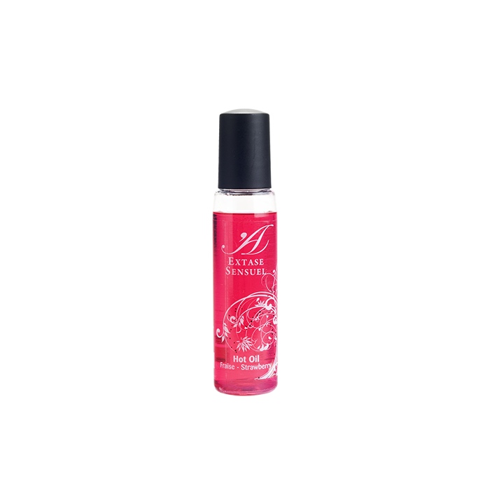 EXTASE SENSUAL - ACEITE ESTIMULANTE FRESA VIAJE CALOR 35 ML | VibraZon