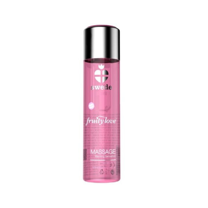 SWEDE - FRUITY LOVE ACEITE EFECTO CALOR FRESAS CON CHAMPAGNE 60 ML | VibraZon