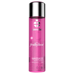 SWEDE - FRUITY LOVE ACEITE EFECTO CALOR FRAMBUESA Y RUIBARBO 120 ML | VibraZon