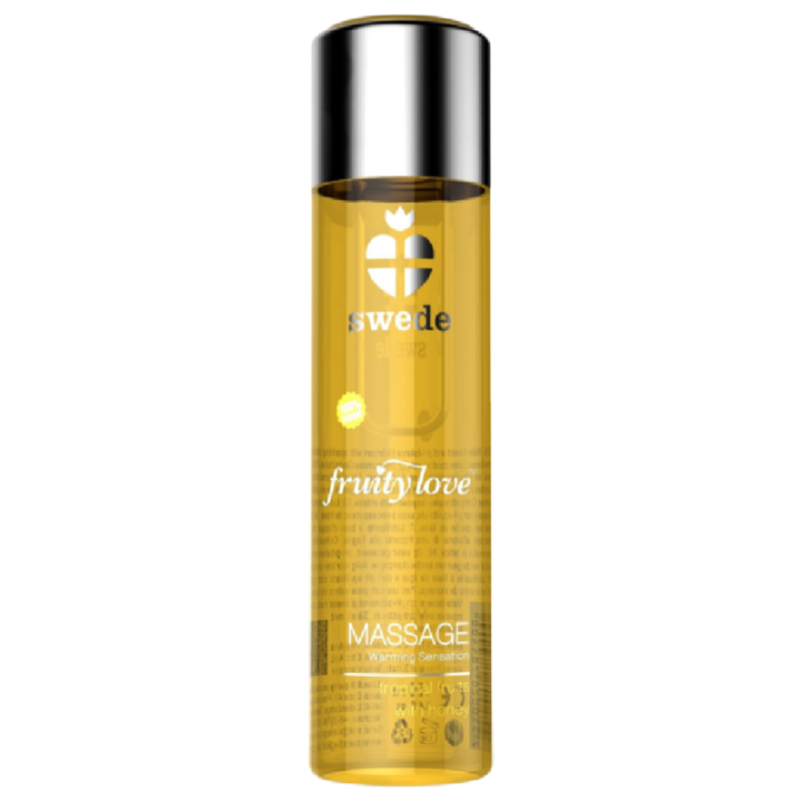 SWEDE - FRUITY LOVE ACEITE EFECTO CALOR FRUTAS TROPICALES Y MIEL 120 ML | VibraZon