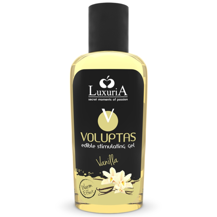 INTIMATELINE LUXURIA - VOLUPTAS GEL MASAJE COMESTIBLE EFECTO CALOR - VAINILLA 100 ML | VibraZon