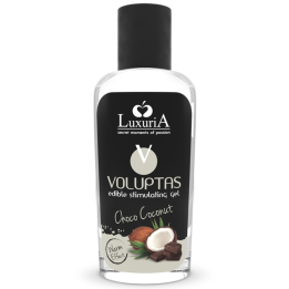 INTIMATELINE LUXURIA - VOLUPTAS GEL MASAJE COMESTIBLE EFECTO CALOR - COCO Y CREMA 100 ML | VibraZon