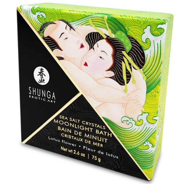 SHUNGA - SALES DE BAÑO AROMATIZADAS LOTUS 75 GR | VibraZon