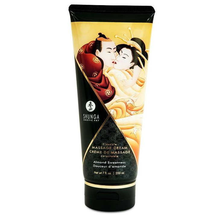 SHUNGA - CREMA MASAJE ALMENDRA DULCE 200 ML | VibraZon