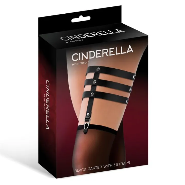 Liga con 3 Tiras Cuero Vegano Talla Única de Cinderella