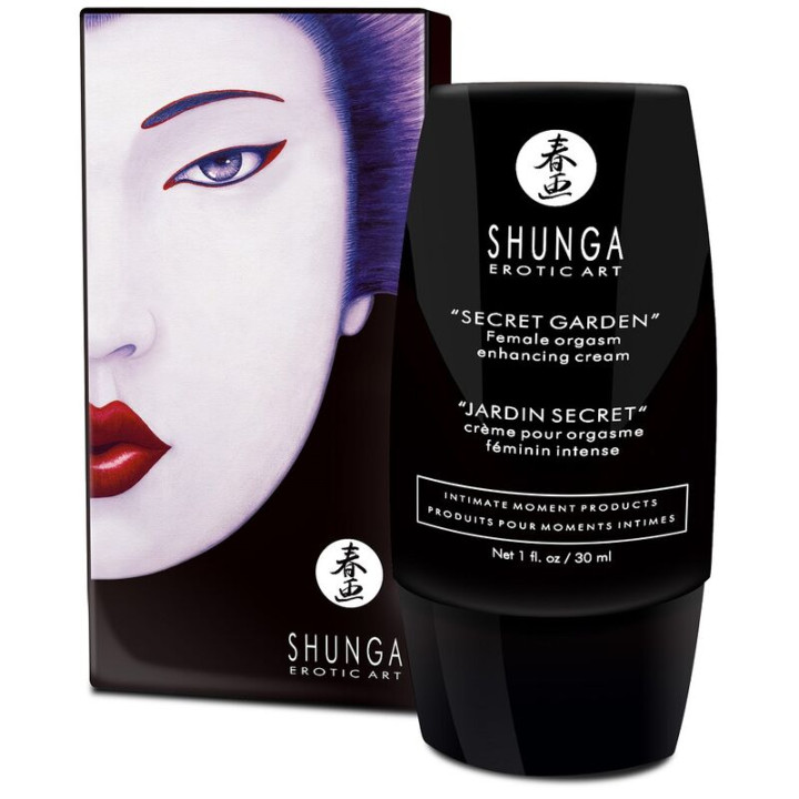 SHUNGA - CREMA ORGASMO FEMENINO INTENSO JARDÍN SECRETO | VibraZon