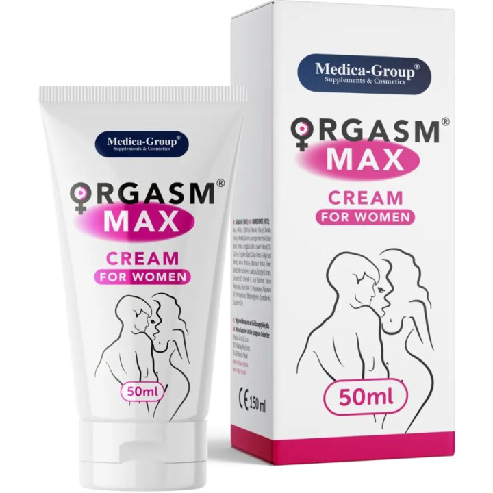MEDICA GROUP - ORGASM MAX CREMA ÍNTIMA PARA MUJER 50 ML | VibraZon