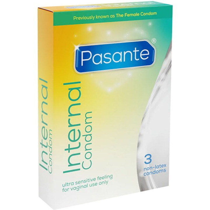 PASANTE - INTERNAL PRESERVATIVO SIN LATEX 3 UNIDADES | VibraZon