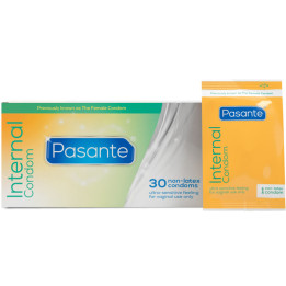 PASANTE - INTERNAL PRESERVATIVOS FEMENINOS CAJA 30 UNIDADES | VibraZon