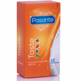 PASANTE - PRESERVATIVOS SABORES 12 UNIDADES | VibraZon